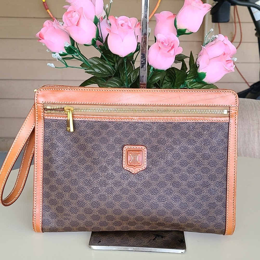 Authentic celine clutch bag